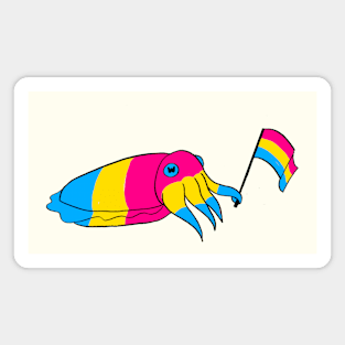 Cuttlefish Pride - Pansexual Variant Magnet